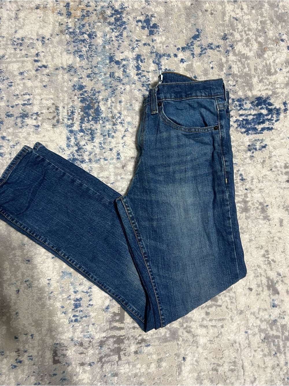 True Craft Men's Classic Indigo Straight Jeans